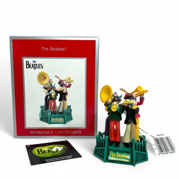 The Beatles Yellow Submarine Heirloom Ornament In Box  2010 Big Band, EUC - Picture 1 of 12